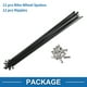 thumbnail image 4 of Rayos de bicicleta Unique Bargains 14G, rayos de rueda de bicicleta de acero inoxidable 304, 1 juego negro de 210 mm, 4 of 7