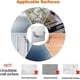 thumbnail image 4 of Ganchos adhesivos de 4 piezas, toallero de acero inoxidable montado en la pared para baño de cocina, toallero antioxidante e impermeable con adhesivo, 4 of 5