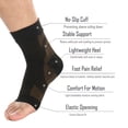 thumbnail image 4 of CFR Copper Compression Recovery Foot Sleeves/Ankle Sleeve/Plantar Fasciitis Support Socks, for Heel Spurs, Arch Pain, Foot Swelling & Ankle Injuries (1 Pair), 4 of 8