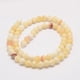 thumbnail image 2 of Natural Honey Jade Bead Strands Round 4~5mm Hole: 0.7mm about 82pcs/strand 15 inch, 2 of 3