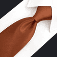 thumbnail image 3 of Neckties for Men Wedding Tie and Cufflinks Orange Pumpkin Classic Size 57.5", 3 of 6