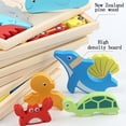 thumbnail image 6 of Feledorashia Wooden Puzzles, Wood Blocks Jigsaw Puzzle Board, Shape-Sorting Activity for Kids, Educational Learning Christmas Gift Toys for 3+ Year Old Boys Girls(Animals, Dinosaurs, Numbers, Fruit), 6 of 13