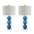 thumbnail image 5 of JONATHAN Y Bella 27" Glass Triple-Sphere LED Table Lamp, Cobalt Blue/Chrome (Set of 2), JYL1070E-SET2, 5 of 7