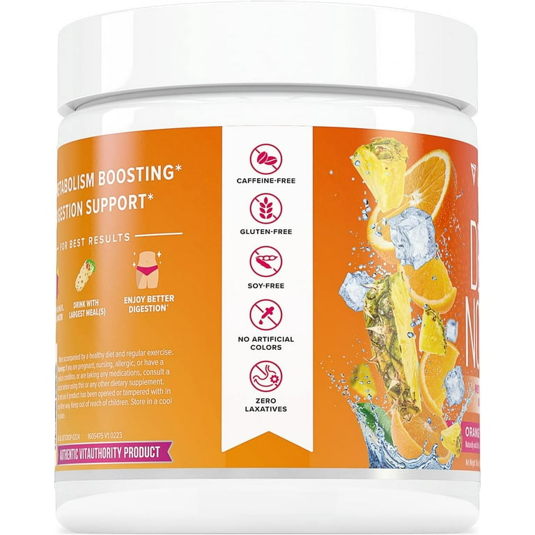 Vitauthority Detox Nourish Detox Cleanse Powder Orange Pineapple