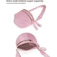 thumbnail image 4 of SQDWYGUO Spacious Nylon Crossbody Bag Bum Bag Handbags Wallets Purses Trendy Shoulder Bag for Women,Pink,1, 4 of 5