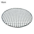 thumbnail image 1 of Round Stainless Steel BBQ Mesh Non-Stick Korean BBQ Mesh Bacon BBQ Tool, 1 of 9