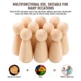 thumbnail image 5 of Gymnture 10x Unfinished Wooden Peg Dolls Christmas Figures DIY Painting Crafts, 5 of 10