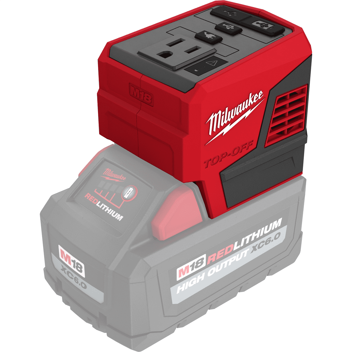 Milwaukee 2846-50 M18 TOP-OFF Kit XC5.0 18 V 5 Ah Lithium-Ion 175W 