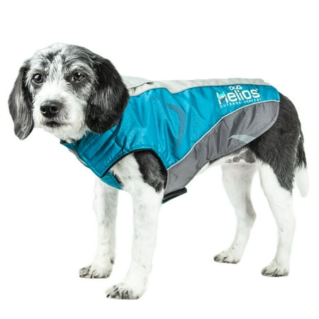 UPC: 0858342002448 | Helios Altitude-Mountaineer Wrap-Velcro Protective Waterproof Dog Coat w/ Blackshark technology