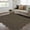 Brown, variant on CAROMIO 2' x 6' Beige-gray Washable Scalloped Solid Runner Rug for Kitchen Braided Print Indoor Carpet Non-Slip Home Decor