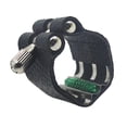 thumbnail image 4 of PU Cuero Alto Soprano Tenor Saxofón Ligadura Negra para Viento Accesorios de Viento Madera - Tenor Sunnimix Ligadura de boquilla de saxofón, 4 of 8