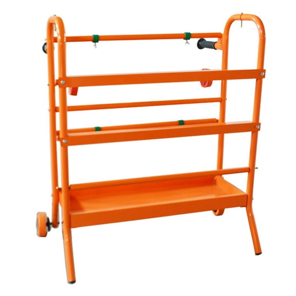 INTBUYING Masking Paper Cutter Holder Paper Tape Dispenser Stand Tool Hand Push Paper Cutting Machine 60CM