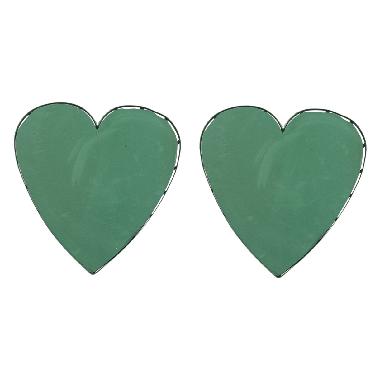 WRISTBIQUE Floral Foam Base Heart Shaped Suction Cup Leak Proof for Wedding Car Flower Arrangements
