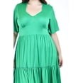 thumbnail image 4 of Vestido midi Roman Fashion Talla Extra Verde Kelly 38, 4 of 7