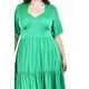 thumbnail image 4 of Vestido midi Roman Fashion Talla Extra Verde Kelly 38, 4 of 7