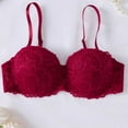 thumbnail image 6 of Ohufall Bras for Women Solid Color Soft Seamless Brasieres Push Up Spaghetti Strap No Underwire Daliy Bras Gifts for Women, 6 of 7