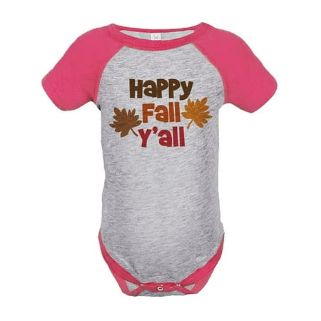 

Custom Party Shop Baby s Happy Fall Y all Thanksgiving Onepiece