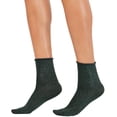 thumbnail image 1 of HUE Chaussettes Courtes pour Femmes, Vert, Taille Unique, 1 of 1