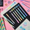 thumbnail image 5 of Sakura Gelly Roll Retractable Pens - Pastel Pen Set for Decorative Writing - 0.8mm Tip - Bleed-Free - Moonlight Pastels - Pastel Yellow, Orange, Pink, Green, Sky Blue & Periwinkle - 6 Count, 5 of 5