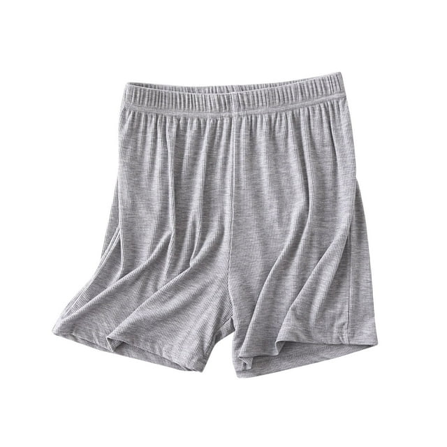 Yuyuzo Shorts de Pyjama pour Femmes Été Décontracté Ample Confort Vêtements de Détente Légers Couleur Unie
