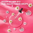 thumbnail image 3 of Vitamin B12 Liquid Drops, B12 Sublingual Vitamin B Complex, for Energy, Brain, and Heart Support,Raspberry Flavor, 2 Fl Oz, 3 of 5