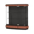 thumbnail image 4 of Waddell 514-BB-ELM Quantum 42 x 44 x 12 in. Lighted Wall Case, Black Textured Laminate Back - Elm, 4 of 7