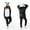 Black, variant on Lolmot Womens Animal One-Piece Pajamas Cosplay Costumes Homewear Sleepwear Jumpsuit Cute Cartoon Sleepsuit Onesie Pajamas