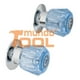 thumbnail image 2 of Juego De 2 Manerales De Acrilico Foset Regadera Azul MR-200Z, 2 of 5