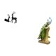 thumbnail image 5 of Estatua de reno, figura de ciervo de resina, estatua de , adorno de animal con detalles delicados, adecuada para oficina, sala de estar, dorm, 5 of 8