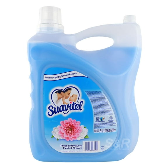 Suavitel Fresca Primavera Fabric Softener 8.5 L, Field of Flowers Scent