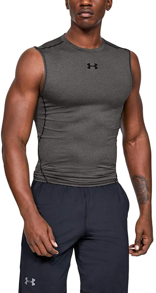 under armour heatgear sleeveless compression shirt