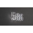 thumbnail image 2 of Modern Lights Ll5c Lumaletters 5" Tall Backlit Led Address Letter - Black, 2 of 7