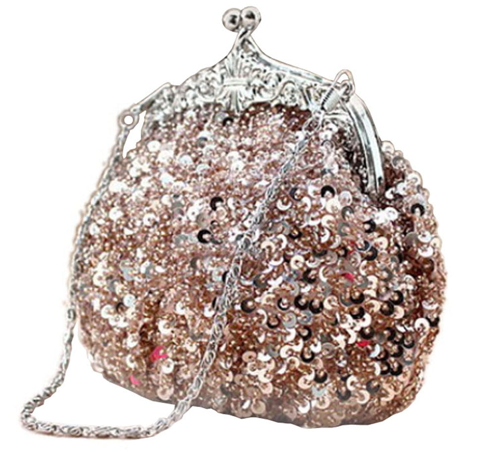 Rose gold prom bag Clearance