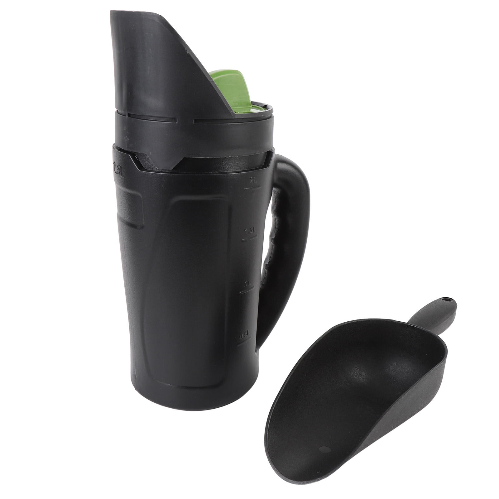Suodoka 80‑Ounce Manual Handheld Spreader – 3‑Adjustable Openings for Grain, Manure, Salt & Snow Removal