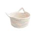 thumbnail image 2 of Cesta de almacenamiento de cuerda de algodón de 1 pieza con asas de orejas de gato, organizador de escritorio para llaves, cosméticos y artículos diversos, tamaño S (blanco). Rkxzt, 2 of 8
