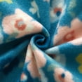 thumbnail image 4 of Mainstays Cozy Fleece Throw Blanket Delightful Floral 50" x 60", All Ages, 4 of 7