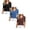 3PCS Black & Bule & Coffee, variant on Women's 1/2 Sleeve Tops Half Length Sleeve V-neck T Shirts Slim Fit Casual Elbow Summer Basic Tees, 3 Pack