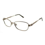 JESSICA MCCLINTOCK Eyeglasses 4012 Brown 55MM