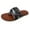 ZB-Brown, variant on "2025 Womens Sandals Flat Comfy Non-Slip PU Leather Footbed, Bunion Correction Sandals, Ladies Comfort Flip-Flop Suitable for Feet and Plantar Fasciitis"