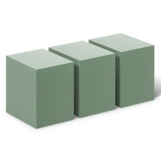 Dry A Sec Gentle Grip Green Foam Floral Blocks, 8 Piece; 1.5 in. X 2.6 in.  X 3.3 in. 