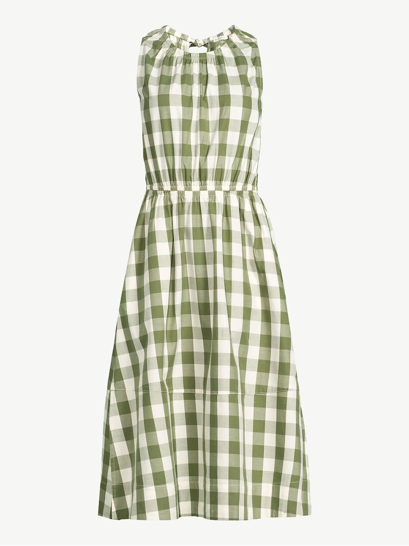 Free Assembly Women's Sleeveless Fit and Flare Dress - Walmart.com