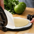 thumbnail image 6 of INFUSE 6 Piece Tortilla Set with Pre-Seasoned Cast Iron Tortilla Press, Tortilla Warmer, Bowls & Spoons, Black, 6 of 10