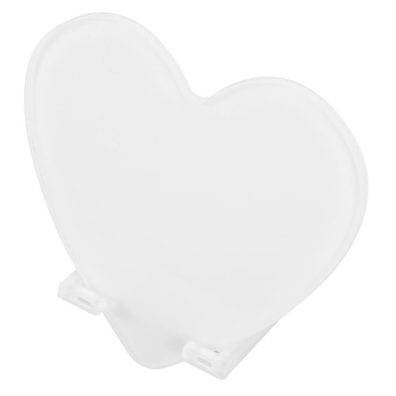 HIAKDOFT 1Pcs Heart Shaped Acrylic Stand for DIY and Home Decoration