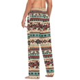 thumbnail image 3 of FORMRS Mens Pajama Pants with Pockets Cotton Sleepwear Lounge Bottoms Sizes S-2XL, Tribal Art, 3 of 7