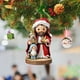 thumbnail image 2 of Árbol de Navidad nacimiento acrílico 2D colgante colgante navideño colgante con forma de árbol de Navidad colgante acrílico navideño colgante anual, 2 of 4