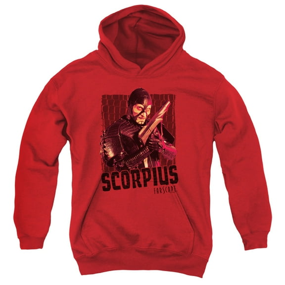 Farscape Scorpius Youth Pullover Hoodie Sweatshirt Red