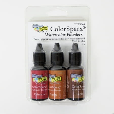 UPC: 0842254090600 | Ken Oliver Color Burst Watercolor Powder Set 3-Colors Calypso
