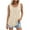 Beige, variant on Mrat Lace Camisole Women's Tank Tops Sleeveless Tunic Pleated Crew Neck Blouses Summer Dressy Casual Loose T Shirts S-311 A-Green 3XL