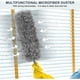 thumbnail image 5 of Plumero, Plumero Telescópico de Microfibra, Plumero Plegable con Poste Extensible de Acero Inoxidable de 2,5 Metros de Largo, Plumero Lavable para Techo, Telaraña, 5 of 5