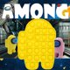 thumbnail image 2 of Among In Us Push Popping Bubble Sensory Fidget Toy, Stress Reliever Silicone Stress Reliever Toy Adepaton WRMH-272-4, 2 of 7